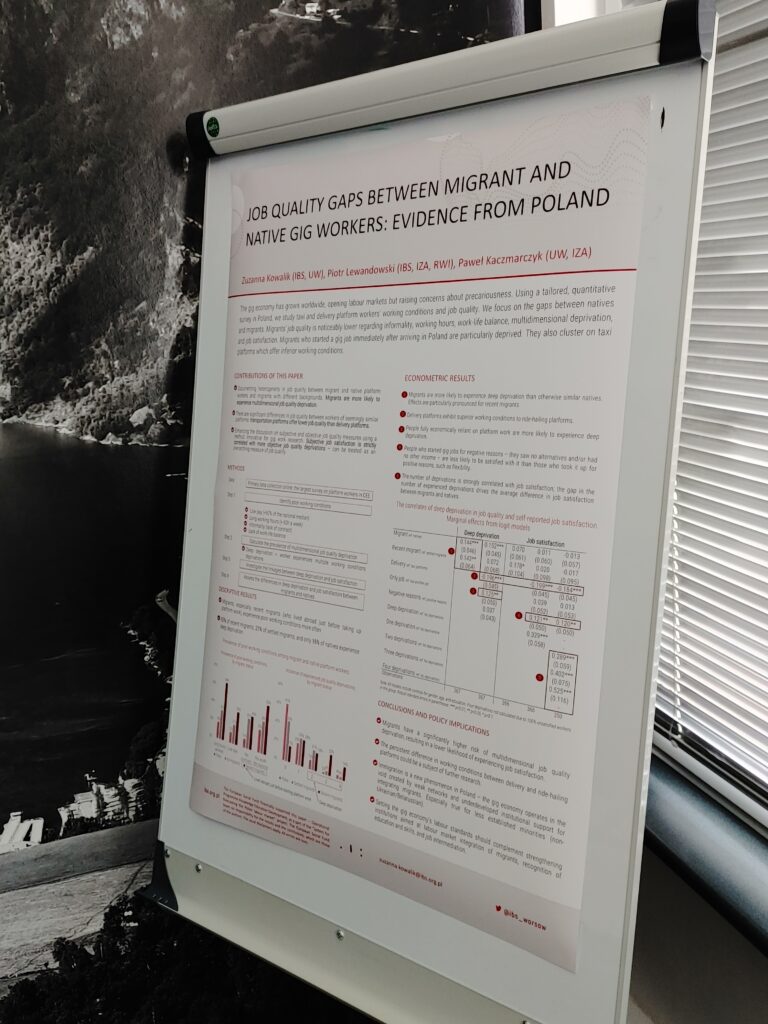 The poster presented during Untangled project workshop