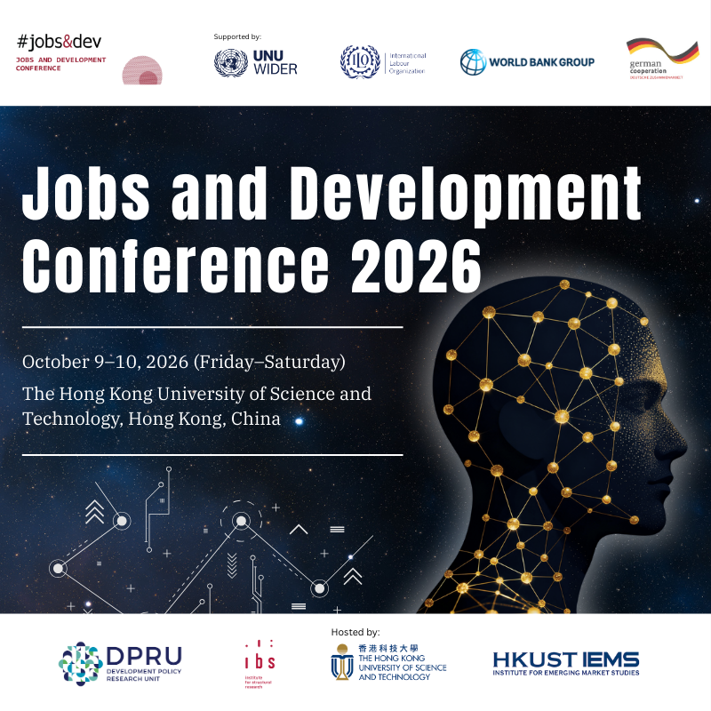 Call for Papers for the 2026 Jobs and Development Conference - IBS ...